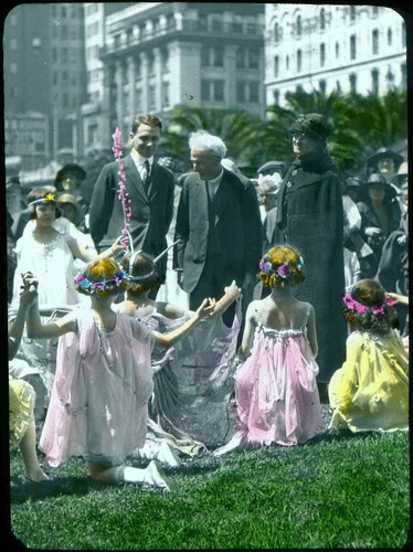 1922 Mrs. Bertha M. Rice, Roland Rice and Luther Burbank