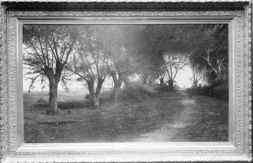 Photograph of painting, "The Alameda."