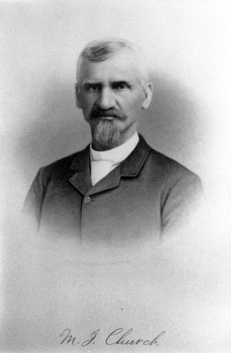 1880 Portrait of Moses James Church