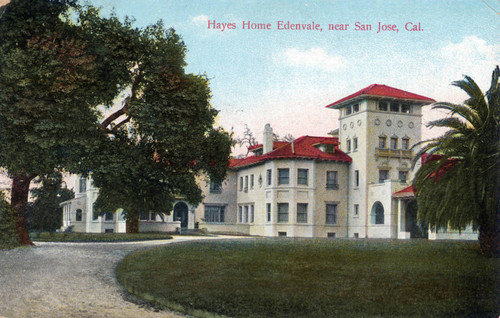 Postcard of the Hayes Mansion, Edenvale