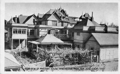 Rear View of the Winchester Mystery House