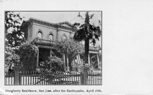 Earthquake Damaged Dougherty House