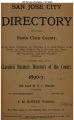 1896 San Jose City Directory - Business Classified Section