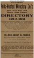 1910 San Jose City Directory - Business Classified Section