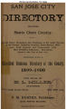 1899 San Jose City Directory - Business Classified Section