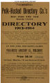 1913 San Jose City Directory - Business Classified Section