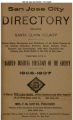 1906 San Jose City Directory - Business Classified Section