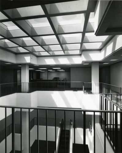 1970 original Dr. Martin Luther King, Jr. Main Library, interior