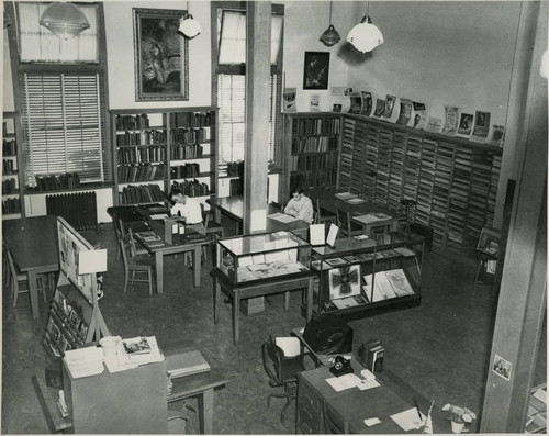 1951, Old Post Office building, overhead view