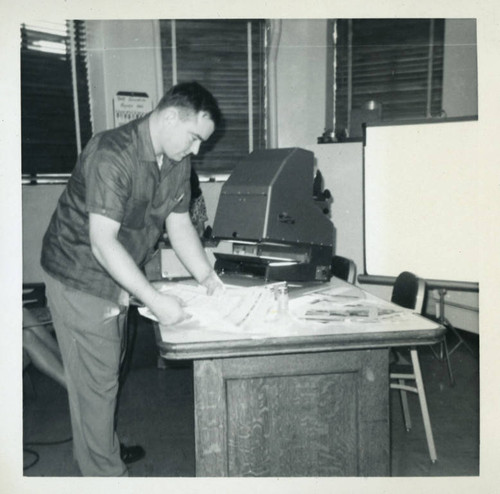 1965, Old Post Office building, Staff Association Meeting