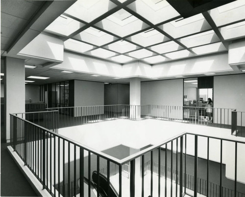 1970 original Dr. Martin Luther King, Jr. Main Library, interior