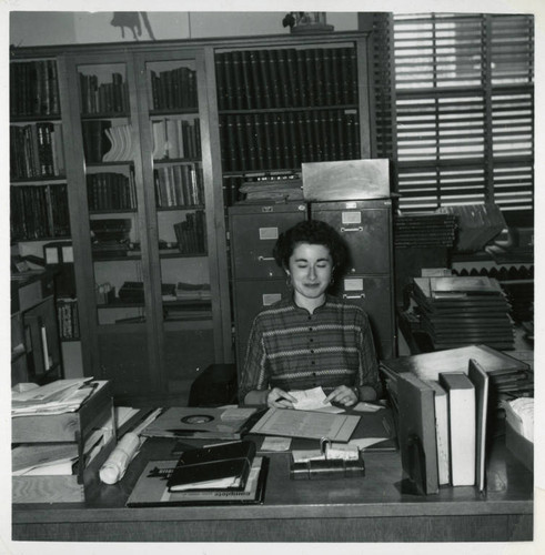 1956, Old Post Office building, Music Room, Phyllis Terra