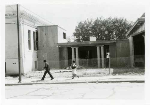 1980, East San José Carnegie, expansion site construction