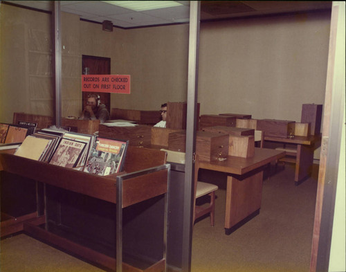 1974 King Library Listening Room