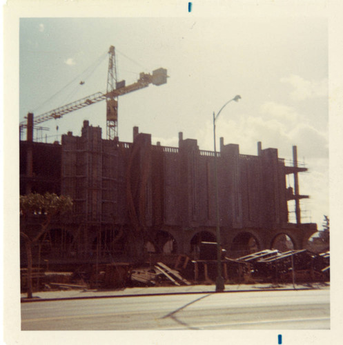 1969 original Dr. Martin Luther King, Jr. Main Library, construction