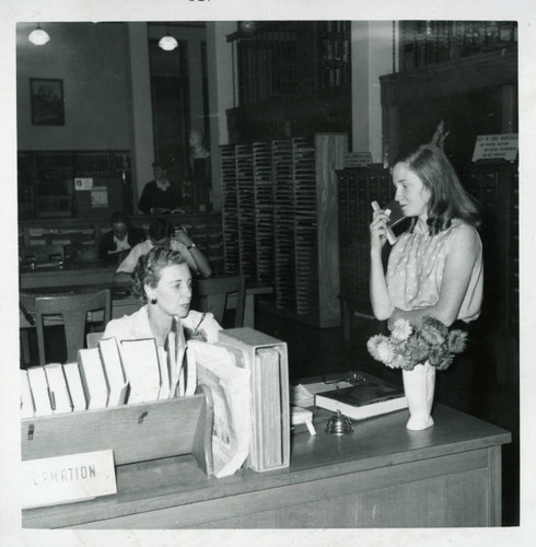 1956, Old Post Office building, Reading Room