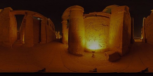 Luxor - Temple - Entrance - Night
