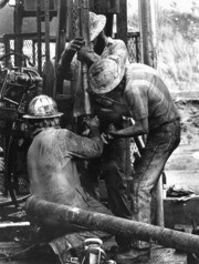 Shades of Kern County, Taft - Oil Rig Workers