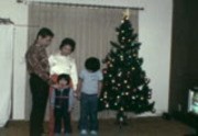 Gee Family, Christmas, Piano, 1979