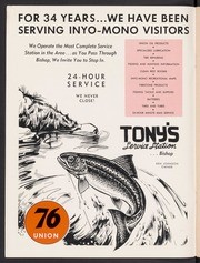 Inyo-Mono Fishing Guide 1954