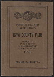 Inyo County Fair Premium List and Regulations