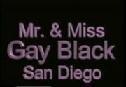 An Evening of Jazz and Fashion, Mr. and Miss Black Gay San Diego (Clarence and GiGi)