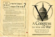 1942 Amphlet from The New Republic Describing, "The Men and Issues in this Year's Campaign, with a Chart Showing How Each Congressman Voted on the Twenty Most Vital Foreign and Domestic Measures"