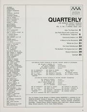 Los Angeles County Museum Quarterly 1967 v.5 n.4