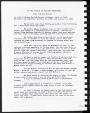 In the Office at Poultry Producers