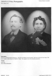 John Slert and Maria Marcella Bojorques