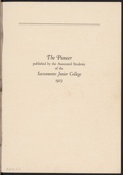 The Pioneer 1923