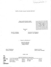Palo Alto Flood Basin : Hydraulic Methodology