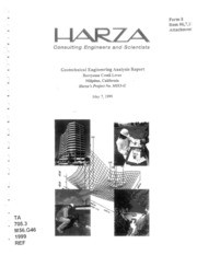 Geotechnical Engineering Analysis Report : Berryessa Creek Levee, Milpitas, California