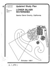 Updated Study Plan : Lower Silver Watershed, Santa Clara County, California