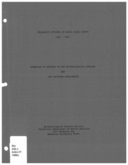 Pregnancy Outcomes in Santa Clara County, 1980-1985 : Reports of Two Epidemiological Studies and Two Exposure Assessments