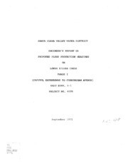 Engineer's Report On Proposed Flood Protection Measures On Lower Silver Creek Phase I (Capitol Expressway To Cunningham Avenue)