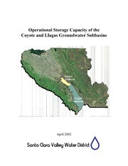Operational Storage Capacity of The Coyote and Llagas Groundwater Subbasins