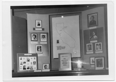 Capwell's Department Store California Negro History Week exhibit