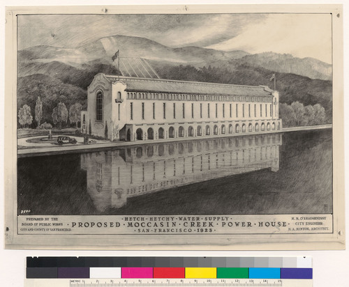 Hetch Hetchy Water Supply proposed Moccasin Creek Power House