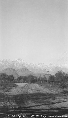 Mount Whitney from Lone Pine