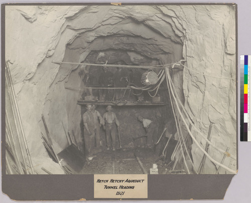 Hetch Hetchy Aqueduct tunnel heading