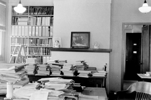 Office of the director, Scripps Institution of Oceanography, in the George H. Scripps Memorial Marine Biological Laboratory