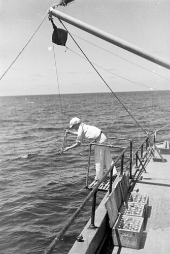 Richard Howell Fleming aboard R/V Scripps