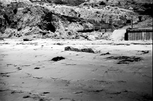 "Elephant Rock" and beach below Scripps Institution of Oceanography