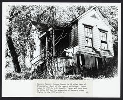 Remains of the Geyser Springs Resort Cottage, The Geysers, Calif., 1975