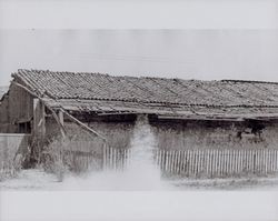 Old adobe building at 20 East Spain Street, Sonoma, California