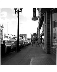 Kentucky Street, looking south, Petaluma, California, spring 1956