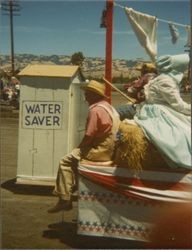 Remember When? float in the Bicentennial Parade, Petaluma, California, July 4, 1976