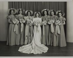 Wedding portrait of Eleanor J. Jenkins