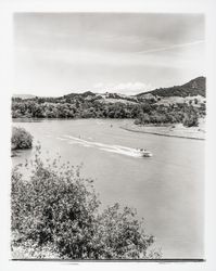 Motorboating on the Russian River near Healdsburg, California, 1967